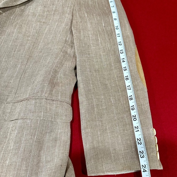 Men's Brunello Cucinelli Linen Blazer 52R - Picture 10 of 13